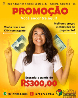 Anúncio Auto Escola Guandu Cilindradas Magazine